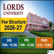 Lords University Alwar Fee Structure 2026-27 Released; Check Course-Wise Fee Here